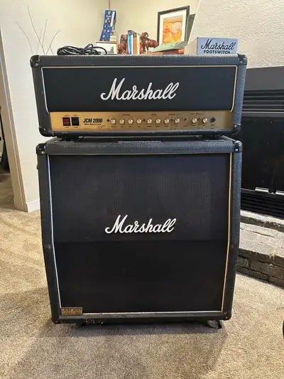 Marshall JCM-2000 DSL 50 Watt Amp and Speaker Cabinet, View more