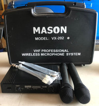 Mason VHF Professional Wireless Microphone System 