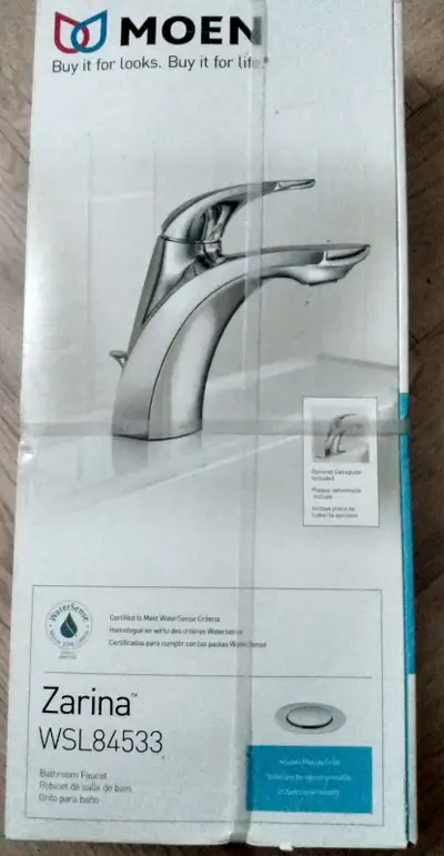 Brand New Moen Zarina Single Handle Bathroom Faucet, View more