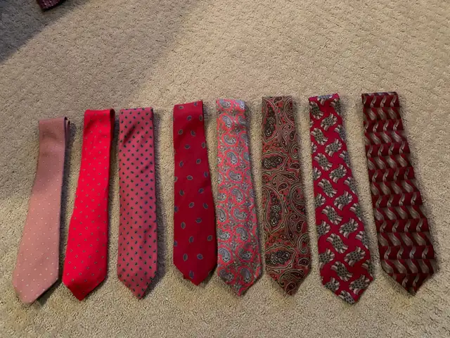 Men's Neckties - Assorted Red Colours in Men's in St. Albert - Image 2