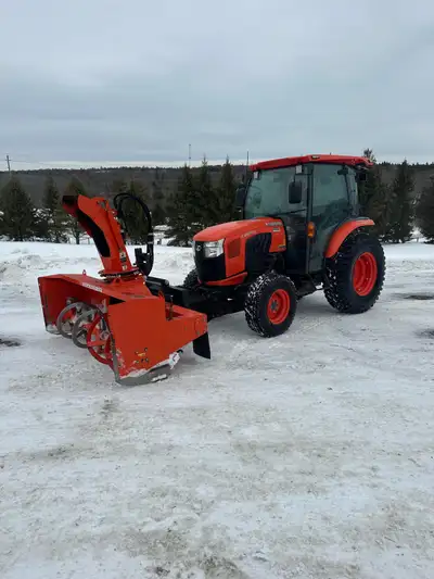 2019 Kubota L6060 Tractor Diesel Hydrostatic Transmission L4485 Commercial Blower 80” 2 Units availa...