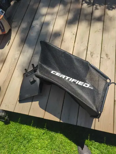 Lawn mower bag new unused., View more