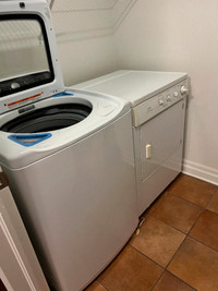 Frigidaire Large Capacity Topload Washing Machine & Dryer