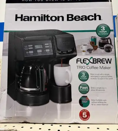 Hamilton Beach Flex Brew TRIO coffee maker, View more
