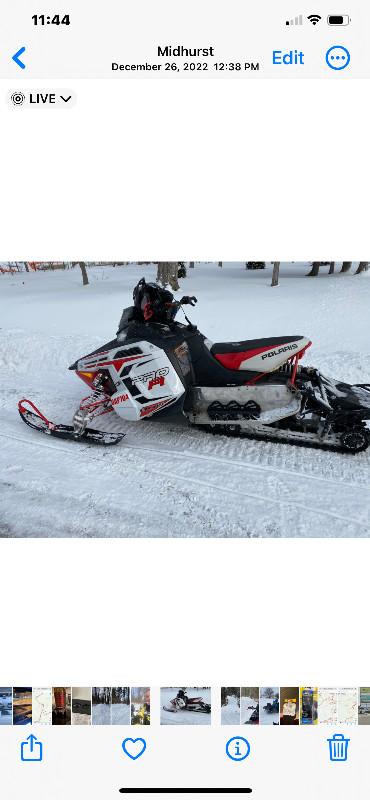 2012 Polaris pro r 800 switchback in Snowmobiles in Barrie - Image 3