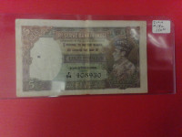 Five Rupees India Banknote