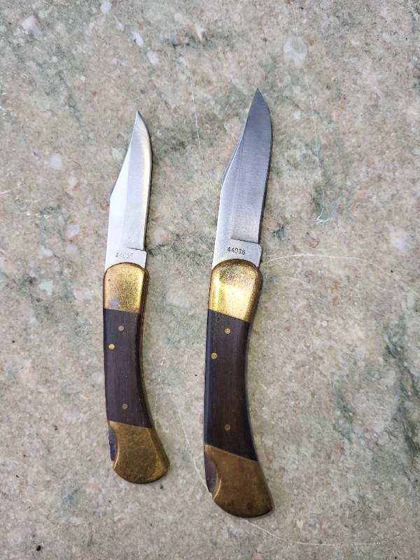 Vintage Klein Tools 44035 and 44036 Folding Knives. JAPAN in Arts & Collectibles in Hamilton - Image 4