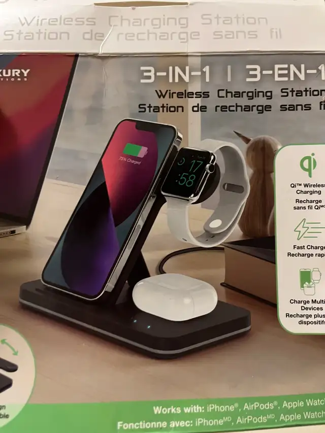  Wireless Charger 3 in 1 