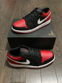 Jordan 1 low “Black Gym Red”