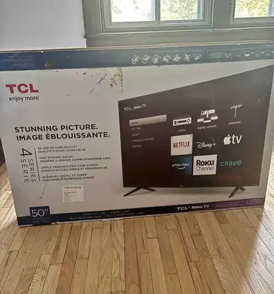 TCL 50" 4-Series Roku TV, View more