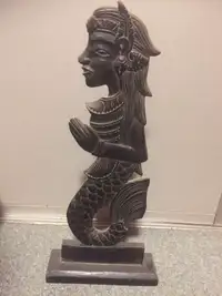 Wooden art figurine about 60 CM tall