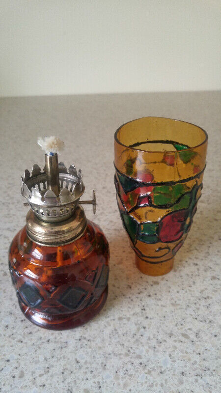 Lampe à l'huile Vintage avec no design enregistré dans Art et objets de collection  à Shawinigan - Image 4