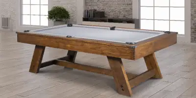 Largest selection of in stock pool tables. Rustic, modern, or traditional styled billiard tables. Ov...