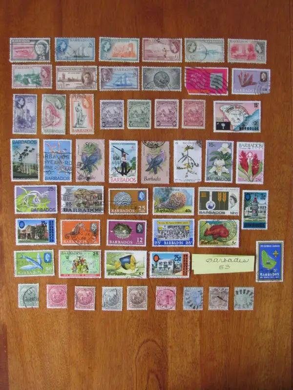 GSGS.  BARBADE, BARBADOS .  TIMBRES. STAMPS. in Arts & Collectibles in City of Montréal - Image 4