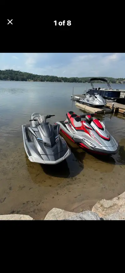 2020 Yamaha FX Cruiser SVHO (Red one) Supercharged, top-of-the-line performance model ~123 hours Aft...