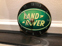 Mint condition Land Rover Disc Wall Clock. In excellent cond.