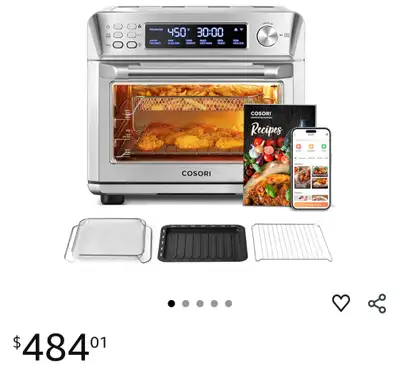 Sealed box*COSORI Air Fryer Toaster Oven Combo,Retails for$5, View more