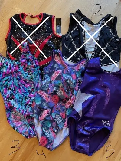 maillots de gymnastique - 8/10 et 12/14 ans, View more