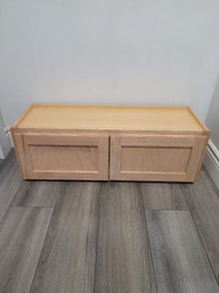 2 Unfinished Oak Cabinet - 36" x 12" - $160 OBO