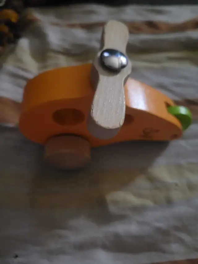 Hape Little Copter wooden toy helicopter.  in Toys in Oshawa / Durham Region - Image 2