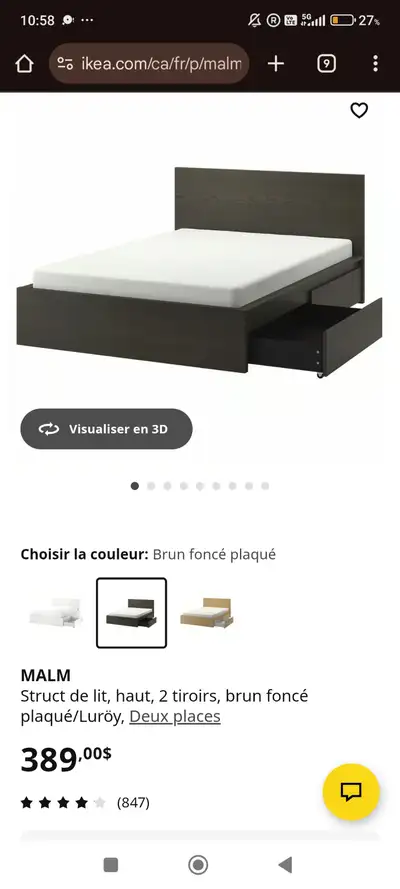 Structure Lit - tiroirs ikea, View more