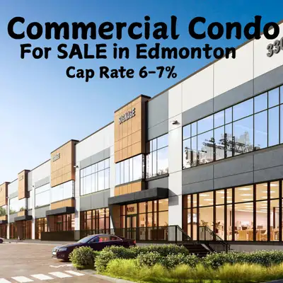 Excellent opportunity to own a commercial condo in prime location in Edmonton! Ideal for investors o...