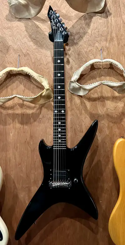2008 B.C. Rich Chuck Schuldiner (Death) tribute Stealth BODY SHAPE Stealth Legacy FINISH Death Black...