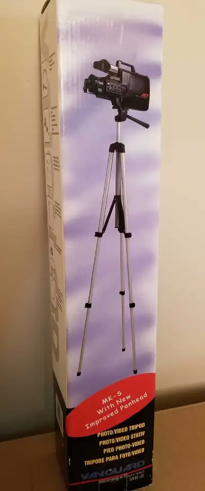 Vanguard MK-S Photo Video Camera Tripod, View more