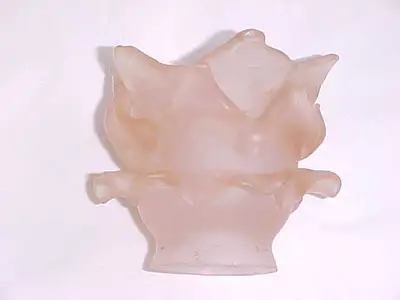 MEYDA STYLE FLOWER PETAL GLASS LAMP SHADE, View more