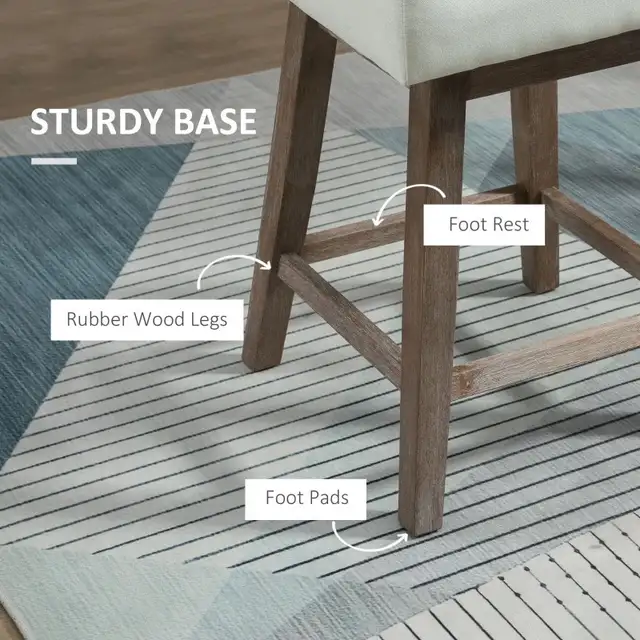 Swivel Bar Chairs, 25.5" High Fabric Tufted  in Chairs & Recliners in Markham / York Region - Image 7