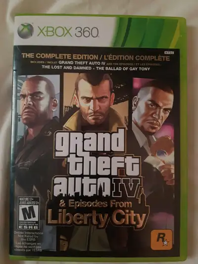 XBOX 360 GTA IV & EPISODES FROM LIBERTY CITY COMPLETE EDITION, View more