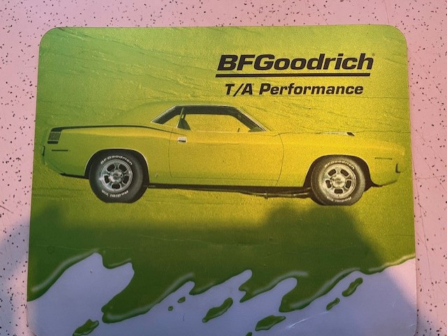 BF Goodrich Hemi Cuda Advertising Mouse Pad in Arts & Collectibles in Annapolis Valley - Image 2