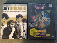 Joy Division Sex Pistols DVDs new and mint