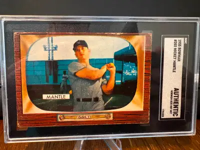 1955 Mickey Mantle SGC Authentic, View more