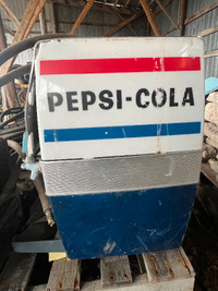 Vintage commercial Pepsi machine
