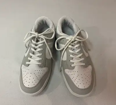 8 - Womens Nike Dunk Low - grey & white, View more