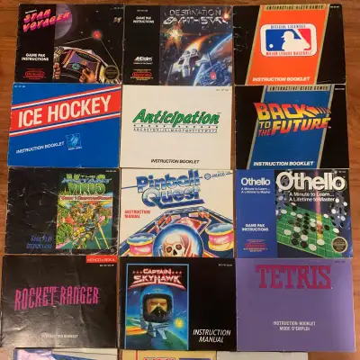 Nintendo NES Game Manuals, View more