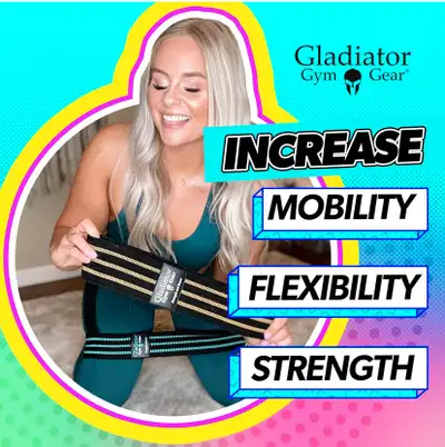 New Gladiator Gym Gear Fabric Resistance Bands  Booty Glute Band, View more
