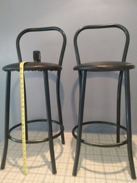 Tabourets sièges simili-cuir pour comptoir cuisine ou bar