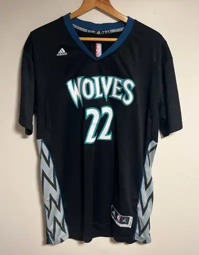 Adidas Men’s Andrew Wiggins Minnesota Timberwolves Short Sleeve , View more