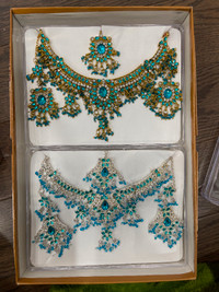 Blue jewelry sets
