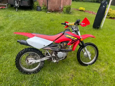 Starts easily and runs great. 5 Speed with clutch. Very fun little bike. Looking for $1900 obo
