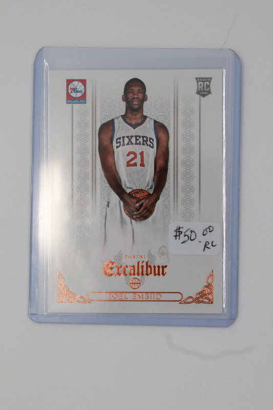 Joel Embiid  2014-15 Panini Excalibur Rookie Card in Arts & Collectibles in Chatham-Kent