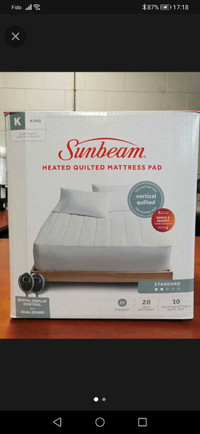 Sunbeam heated mattress pad