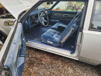 1987 Buick Regal Limited parts car with blue interior