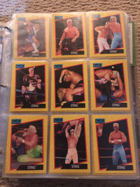 Vintage WCW Wrestling Cards