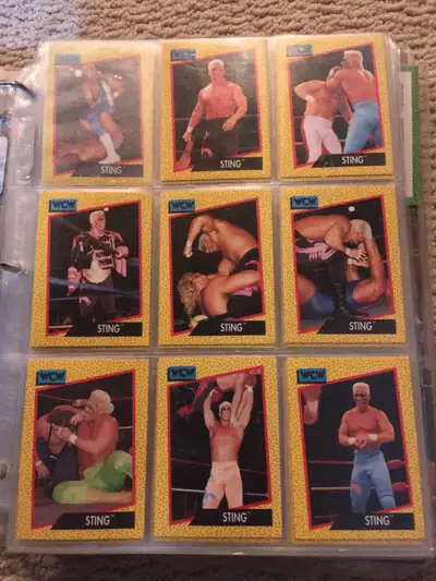Vintage WCW Wrestling Cards, View more
