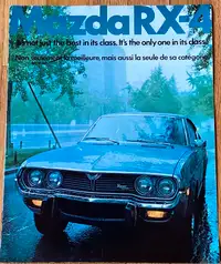 1973. MAZDA RX 4 AUTO BROCHURE FOR SALE