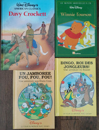 Livres - Walt Disney - Tour du monde - Davy Crockett - Winnie