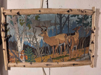 Vintage Virginia White-tailed deer - line print